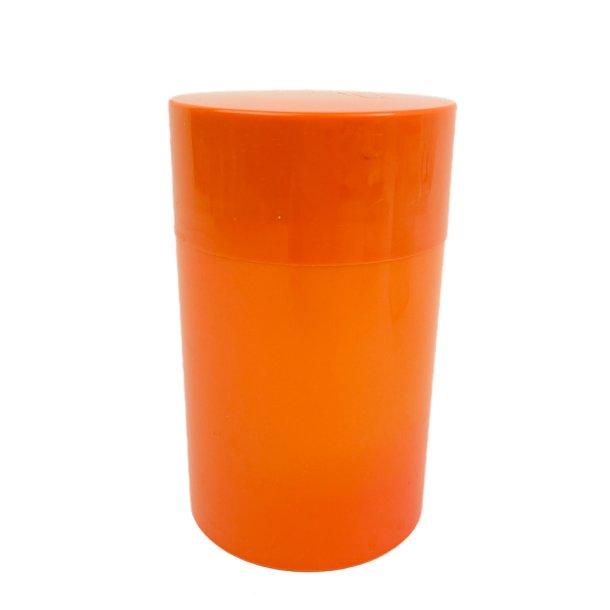 Orange retro opbevaringsbtte