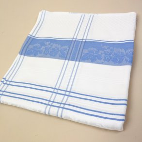 Bl� vintage damask dug 140 cm