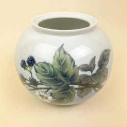 Stor Royal Copenhagen vintage bromb�rvase