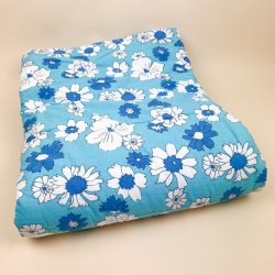Turkis blomstret vintage vatt�ppe