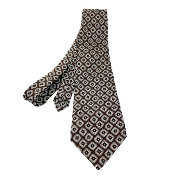 Brun vintage slips paisley