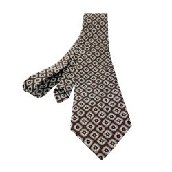 Brun vintage slips paisley