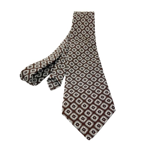 Brun vintage slips paisley