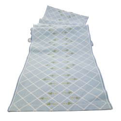 Lysebl� retro bordl�ber 180 cm