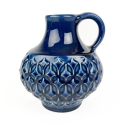 Bl� West Germany vase keramik