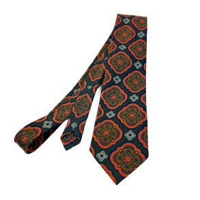 Gr�n vintage slips med orange