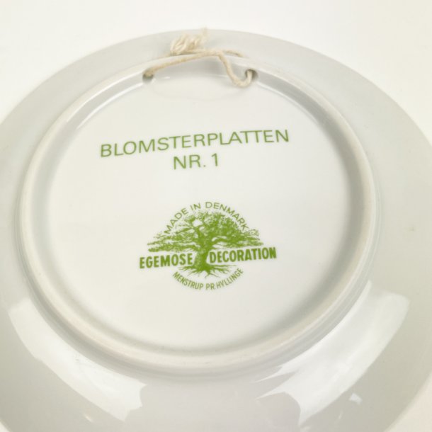 Retro morsdagsplatte med orkid�er � 1971