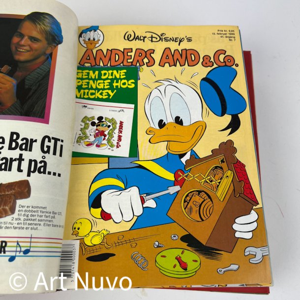 Komplet Anders And �rgang 1989