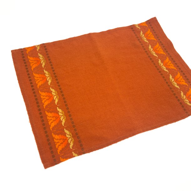 Orange retro bakkeserviet