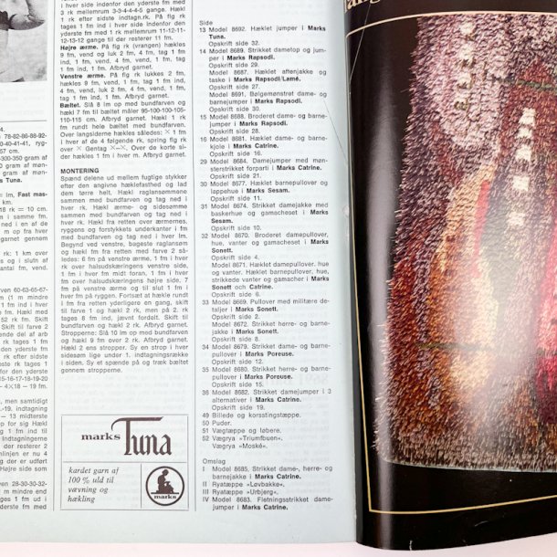 60�er strikkeblad Marks Nr. 48