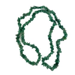 Gr�n vintage aventurin halsk�de