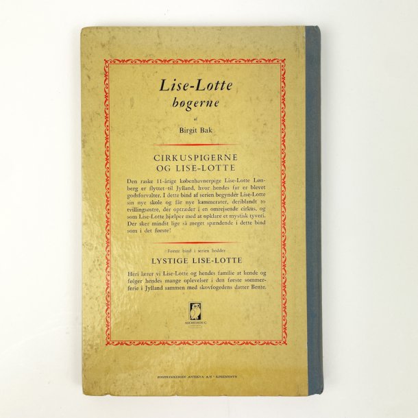 Cirkuspigerne og Lise Lotte af Birgit Bak - 1956