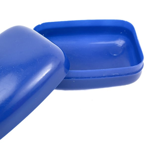 Blaue Retro Seifendose