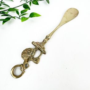 Vintage Schuhanzieher aus Messing