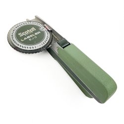 Gr�n retro labelmaskine