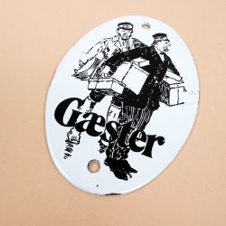 Retro emaljeskilt G�ster