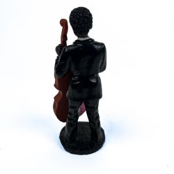 Jazz vintage figur kontrabas