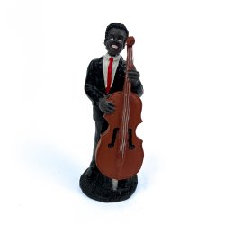 Jazz vintage figur kontrabas