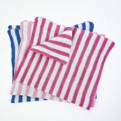 Tre stribede retro k�kkenh�ndkl�der