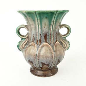 Trkise Vintage-Strehla-Vase