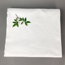 Hvid Georg Jensen vintage damask dug  280 cm