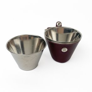 Vintage st rejsebgre i metal