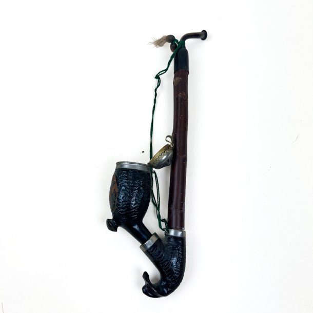 Lang dekorativ vintage porcel�nspibe