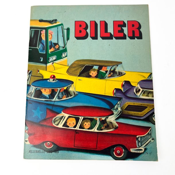 Retro �lle B�lle bog � Biler
