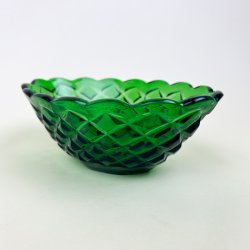 Gr�n vintage glassk�l