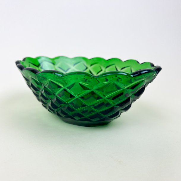 Gr�n vintage glassk�l