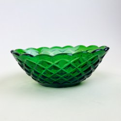 Gr�n vintage glassk�l