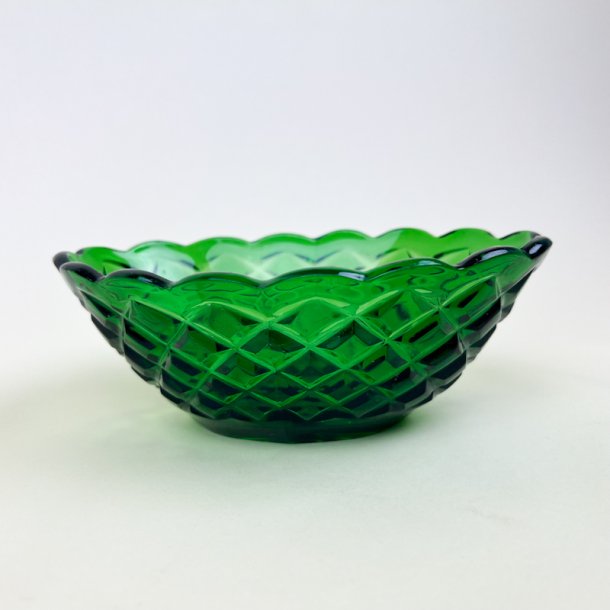 Gr�n vintage glassk�l