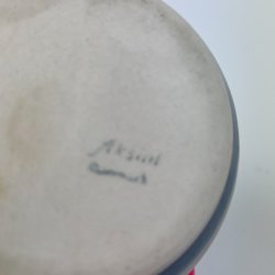 Bl� vintage Aksini stent�jsvase