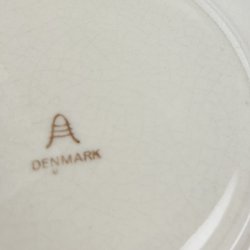Dyb tallerken Anne Sofie Aluminia