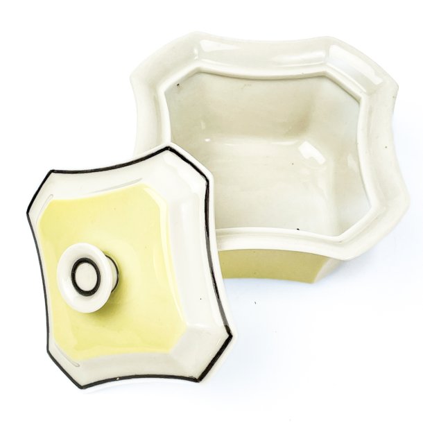 Art-Dco Deckeldose von Royal Copenhagen