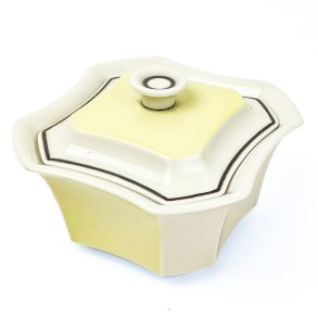 Art-Dco Deckeldose von Royal Copenhagen