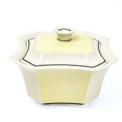 Art-Dco Deckeldose von Royal Copenhagen