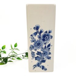 Dekorativ bl� retro vase