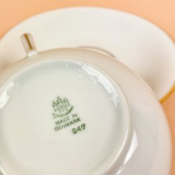 Elegant hvid vintage B&G bouillonkop