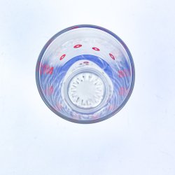 Retro Trinkglas mit Muster