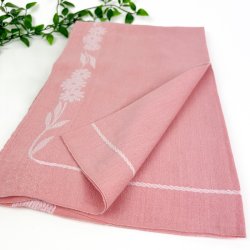 Romantisk rosa retro dug � 140 cm