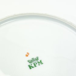 Tiefer Teller mit blauen Blumen von KPM