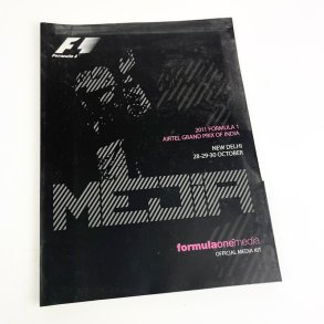 Originalt Formel 1 program � Indiens Grand Prix 2011 � New Delhi