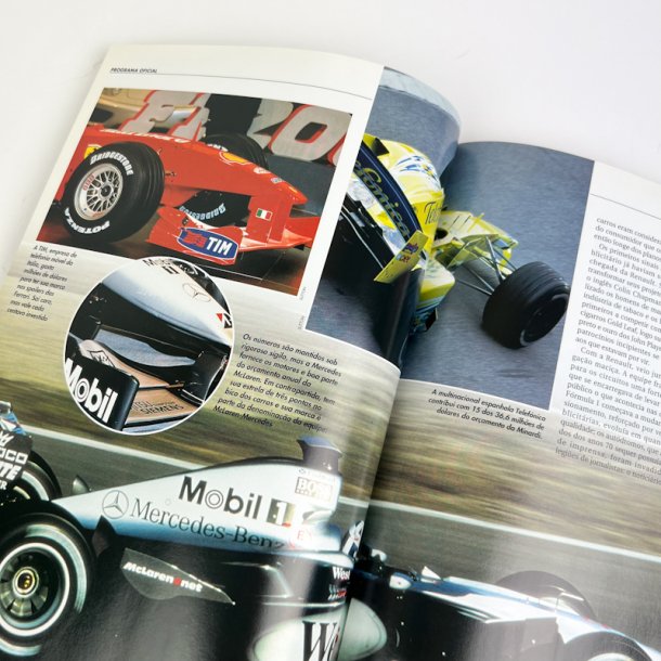 Originalt Formel 1 program S�o Paulo 2000