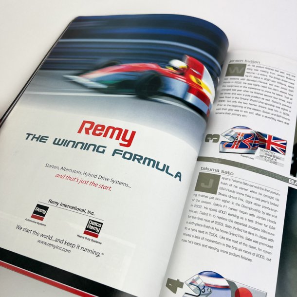 Originalt Formel 1 program Indianapolis 2005