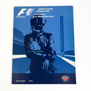 Originalt Formel 1 Indianapolis program 2003