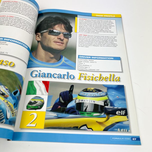 Originalt Formel 1 program Imola 2006