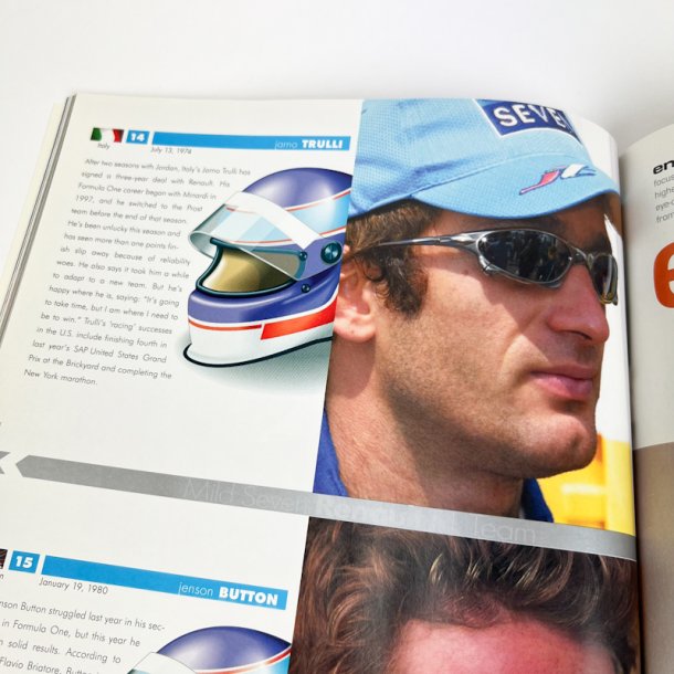 Originalt Formel 1 program Indianapolis 2002