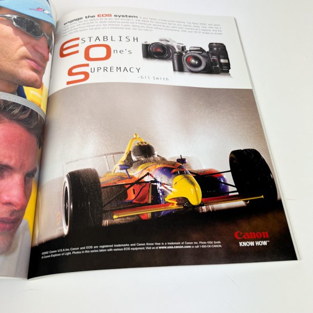 Originalt Formel 1 program Indianapolis 2002