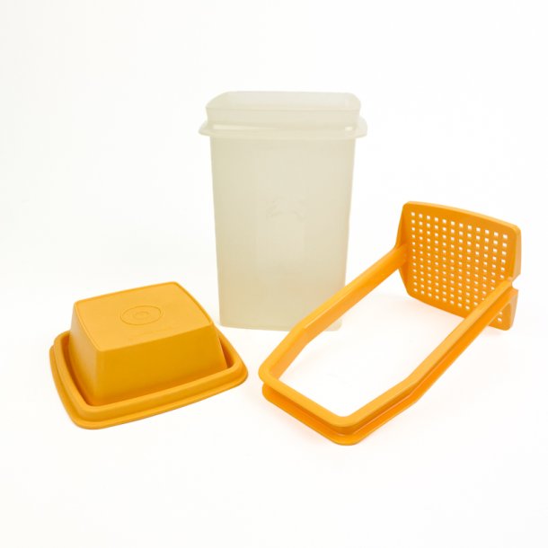 Gul retro Tupperware b�tte s�t